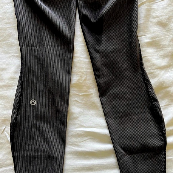 Lululemon Leggings Base Pace High-Rise Tight  Charcoal ,SIZE 2 NO TAG, - Picture 1 of 8